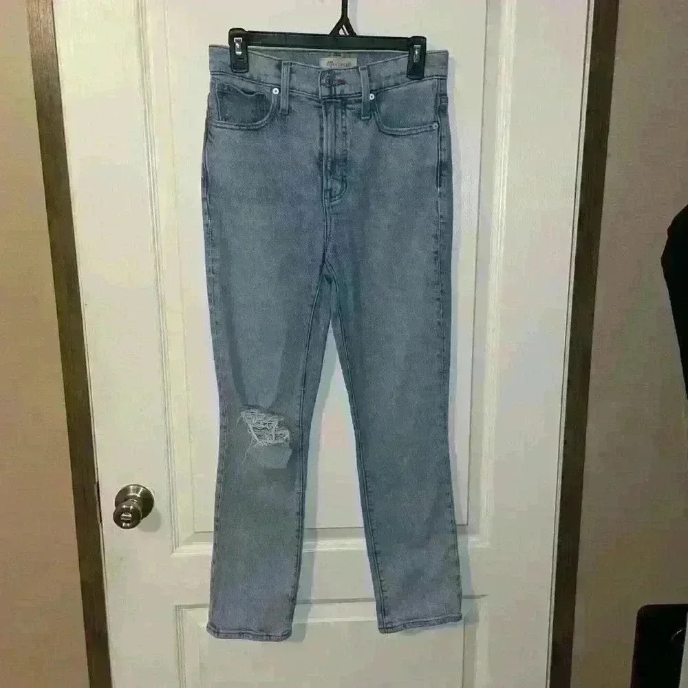 Madewell distressed the perfect vintage crop jean size‎ 26